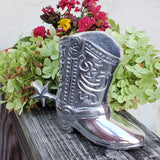Small Pewter Cowboy Boot SPG-5808