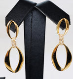 14K Gold Diamond Drop Dangle Earrings DER-26066