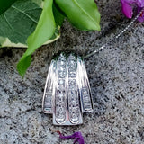 10K White Gold Diamond Slide Pendant DEJ-24685