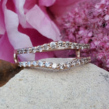 14K Rose Gold Diamond Ring Guard DEJ-24731