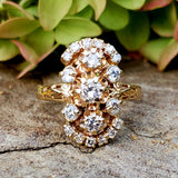 14k Yellow Gold 1CTW Diamond Duchess Ring DEJ-24737