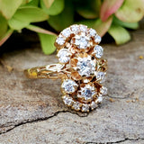 14k Yellow Gold 1CTW Diamond Duchess Ring DEJ-24737