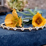 14K Yellow Gold 1ctw Diamond Flex Bangle DBR-23175
