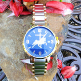 Bulova Caravelle Quartz Gents Two-Tone Walking Horse Watch WAT-08083