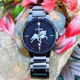 Citizen Quartz Black Gent's Walking Horse Watch WAT-08070