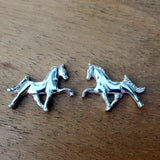 Sterling Silver Left & Right Walking Horse Set SSJ-13803