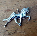 Sterling Silver Small 3D Walking Horse Pendant SSJ-13797
