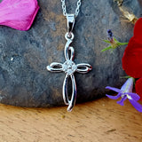 Sterling Silver Open Cross Pendant SCZ-10026