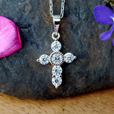 Sterling Silver Mini Cross Pendant SCZ-10027