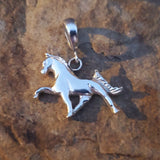 Sterling Silver Walking Horse with Bail SSJ-13806