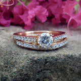 14k Yellow Gold Diamond Wedding Set  DBS-22931
