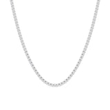 14k White Gold 15.12CTW Lab Grown Diamond Tennis Necklace DPD-26818