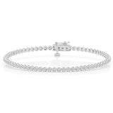 14K White Gold 1.34CTW Lab Grown Diamond Bracelet DBR-23142