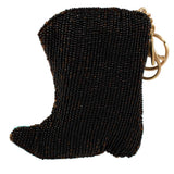 Kickin' Around Beaded Cowboy Boots Coin Purse/Key Fob ZGT-06012