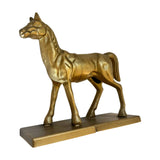 Gold Tone Horse Decorative Bookend Set ZGT-06109