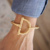 Equestrian Loop Horsebit Hook Bracelet SSJ-13680