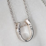 Classique Horseshoe & Chain Necklace Silver - SSJ-13711