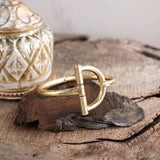 Equestrian Loop Horsebit Hook Bracelet SSJ-13680