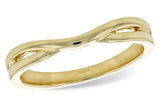 14K Gold Curved Double Wedding Band GWB-22816