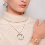 Sterling Silver Luck N Rings Horseshoe Necklace SSJ-13708