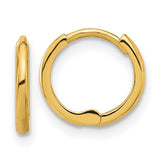 14K Gold Hinged Hoop Earrings GER-23551