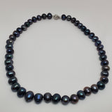 Sterling Silver 18" Freshwater Raven's Wing Pearl Strand GPS-20110