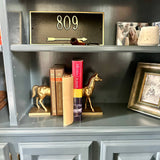 Gold Tone Horse Decorative Bookend Set ZGT-06109