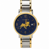 Bulova Caravelle Quartz Gents Two-Tone Walking Horse Watch WAT-08083