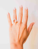 Kelly Herd CZ Horseshoe Ring in Sterling Silver SCZ-10023