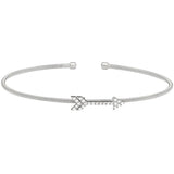 Bella Cavo Sterling Silver Arrow Cubic Zirconia Bracelet BEL-10446