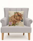 Windswept Horse Hook Pillow ZGT-06069