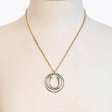 Sterling Silver Luck N Rings Horseshoe Necklace SSJ-13707