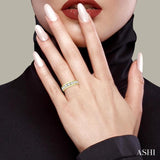 2.00 ctw Channel Set 11 Stone Round Cut Diamond Wedding Band in 14K Yellow Gold