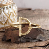 Equestrian Loop Horsebit Hook Bracelet SSJ-13680