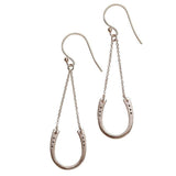 Sterling Silver Classique Horseshoe Earring SSJ-13710
