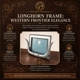 Arthur Court Longhorn Frame  SPG-05863