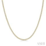 5.00 ctw Round Cut Diamond Tennis Necklace in 14K Yellow Gold