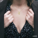 1/10 ctw Cat Motif Petite Round Cut Diamond Fashion Pendant With Chain in 10K Yellow Gold