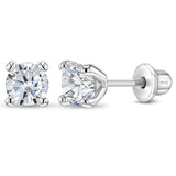 Sterling Silver CZ Stud Earring SSJ-13248