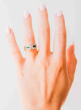 Kelly Herd Interchangeable CZ Horseshoe Ring in Sterling Silver SCZ-10021