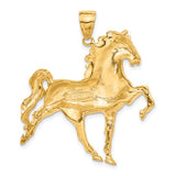 10k Yellow Gold Large Walking Horse  GCM-21886