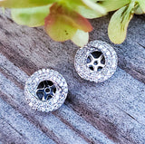 14K White Gold Diamond Earring Jacket DER-25602