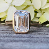14K 3ct Lab-Grown Emerald Cut Diamond Ring DLB-10063