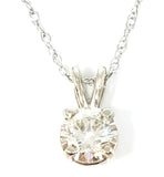 14K White Gold .30ct Diamond Pendant DPD-26738