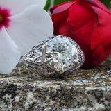 Platinum 2.52 carat Diamond Ring DSR-23739