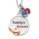 Mommy Chic Sterling Silver Family is Forever Pendant - SSJ-12401