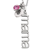 Mommy Chic Sterling Silver "Mama" Pendant SSJ-12625