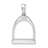 Sterling Silver Large Stirrup Pendant SSJ-13809