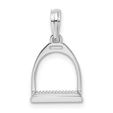 Sterling Silver Small Stirrup Pendant SSJ-13810