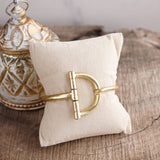 Equestrian Loop Horsebit Hook Bracelet SSJ-13680